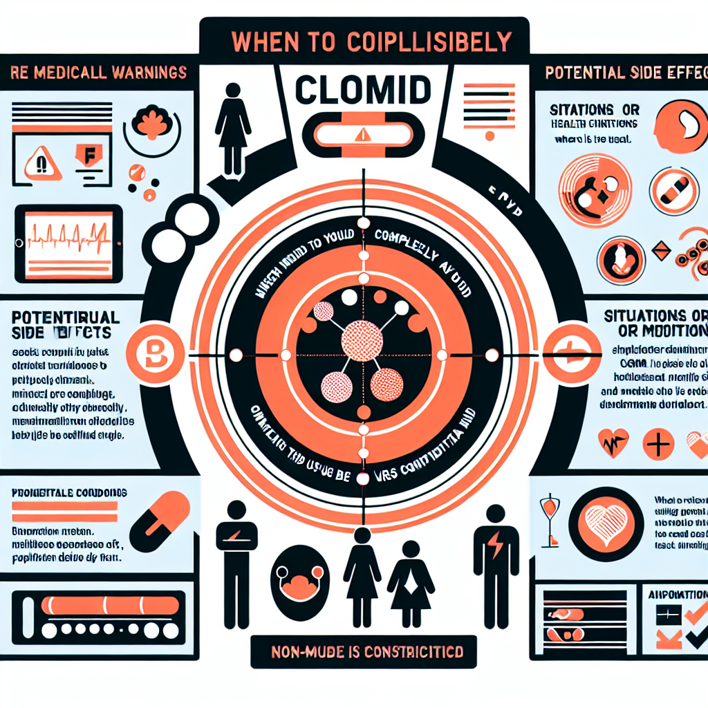 Cuándo evitar completamente Clomid Cuándo evitar completamente Clomid